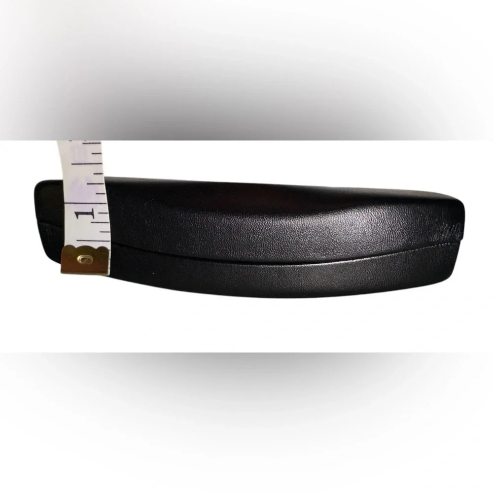 Black Vegan Leather Glasses Case “YOU ARE SPECTACULAR” in WhiteContrast Print